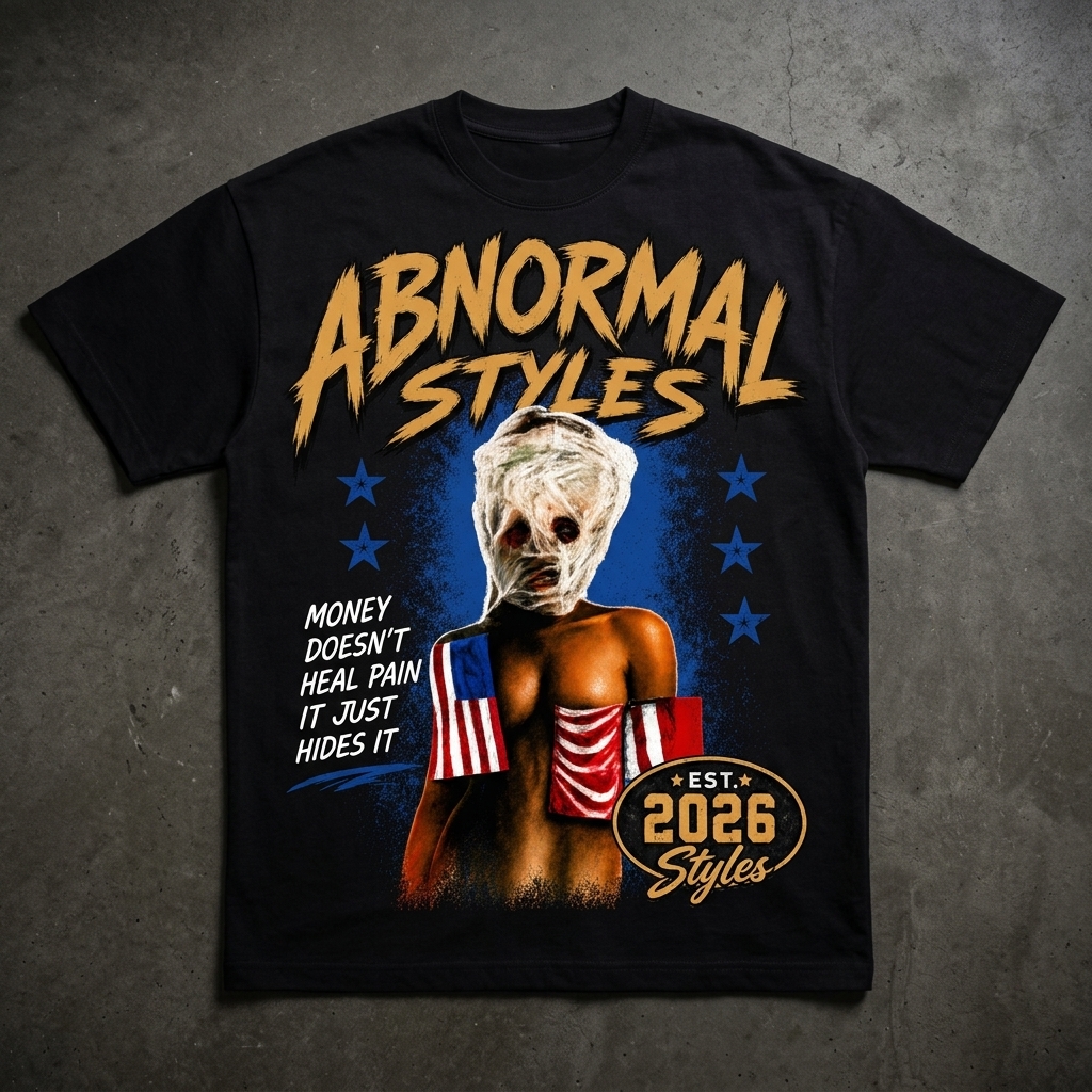 ABNORMAL STYLES TEE — BLACK