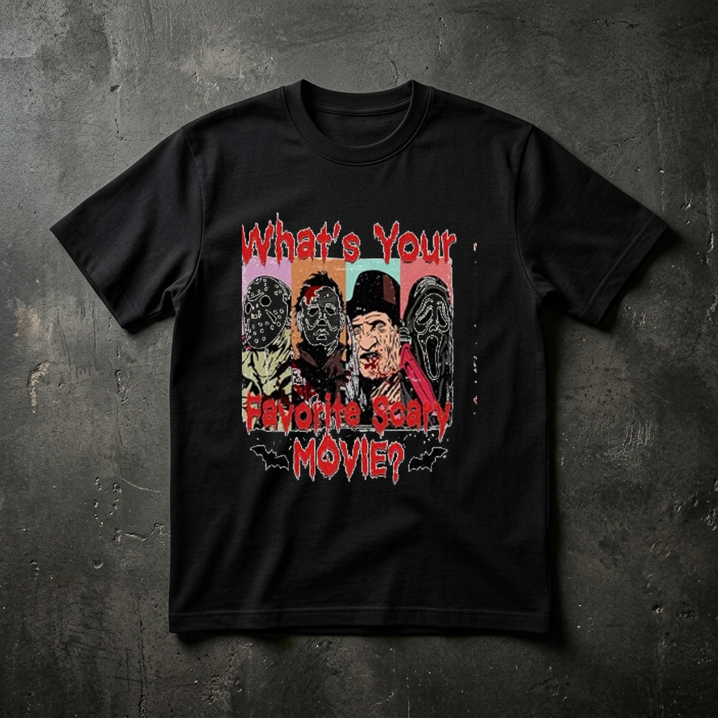 Halloween Graphic Tee — What's Your Favorite Scary Movie