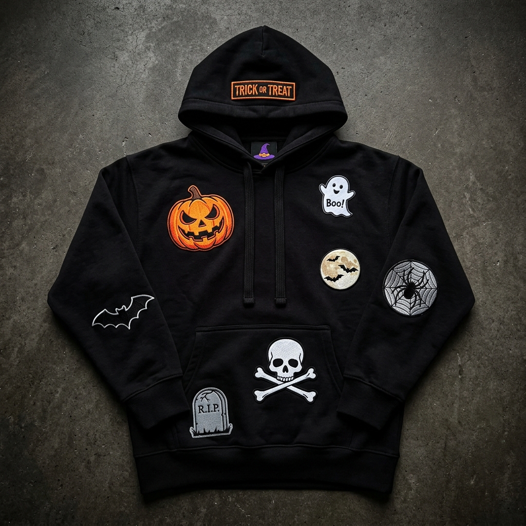 Halloween Patches Hoodie