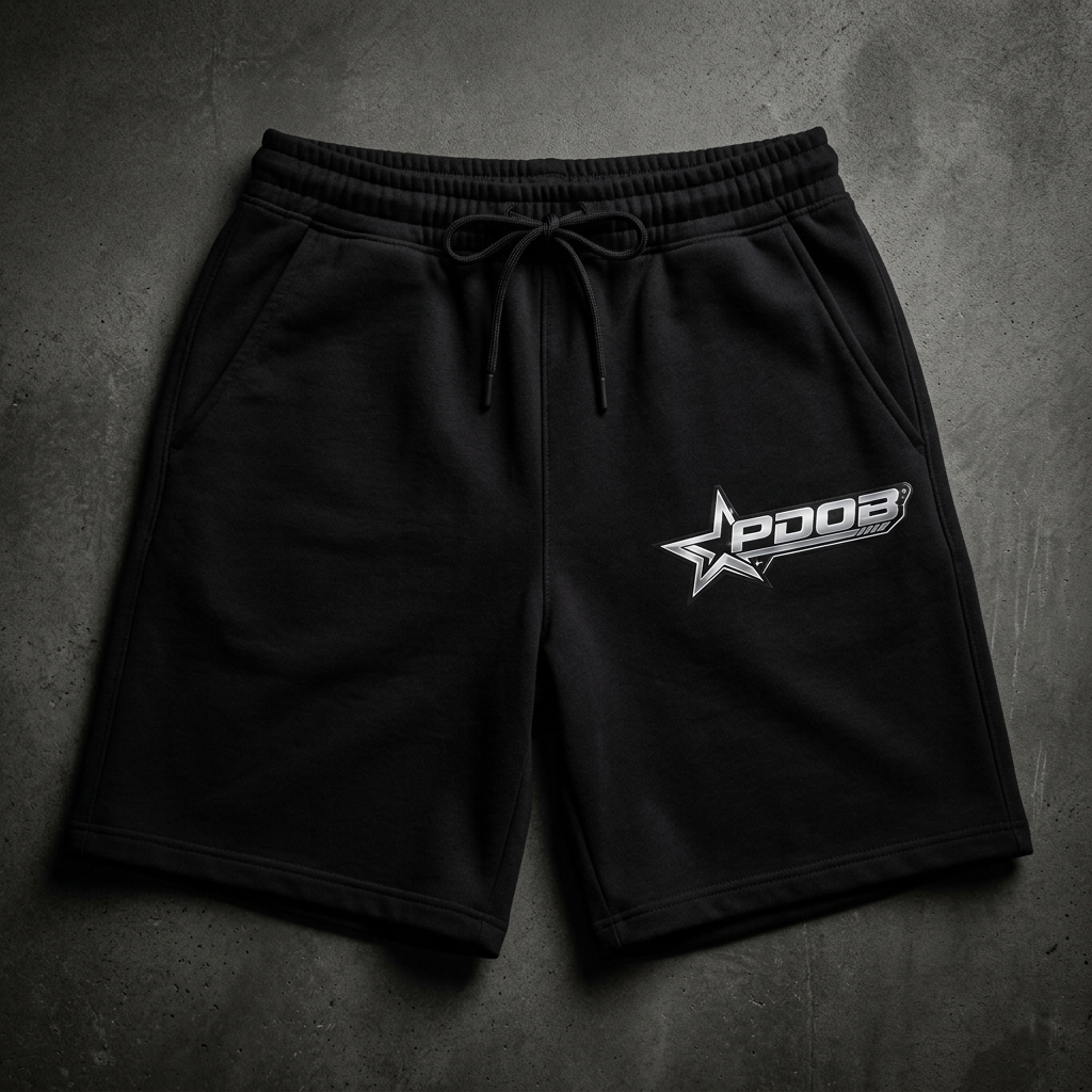 PDOB Chrome Shorts — Black