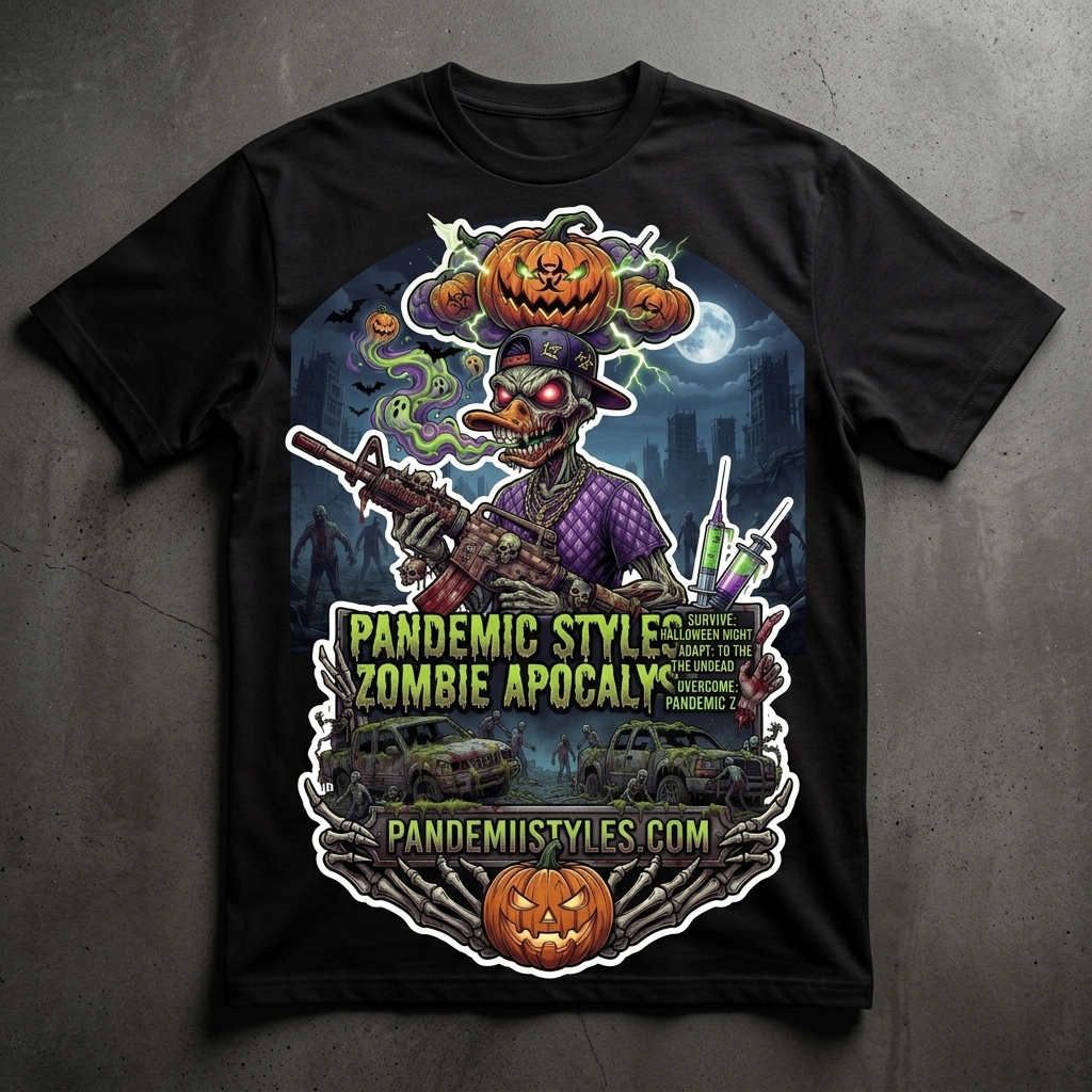 Zombie Apocalypse Halloween Tee